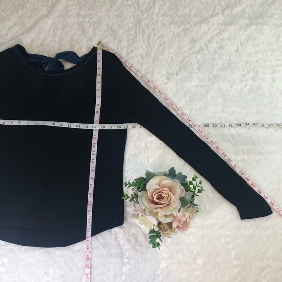 Anthropologie l Akemi + Kin Open Tie Back Shirt S - Picture 12 of 12